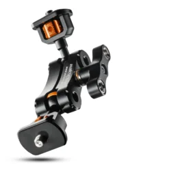 Walimex pro Mini Magic Arm Premium - 124 x 100 x 20 mm - Tragfähigkeit 3 kg max. - mit 1/4 und 3/8 Zoll Kugel Gewinden und Adapter - Kamerazubehör für Cages Rigs Dollys