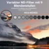 Walimex pro ND2-ND400 Fader Slim Super DMC 82 mm