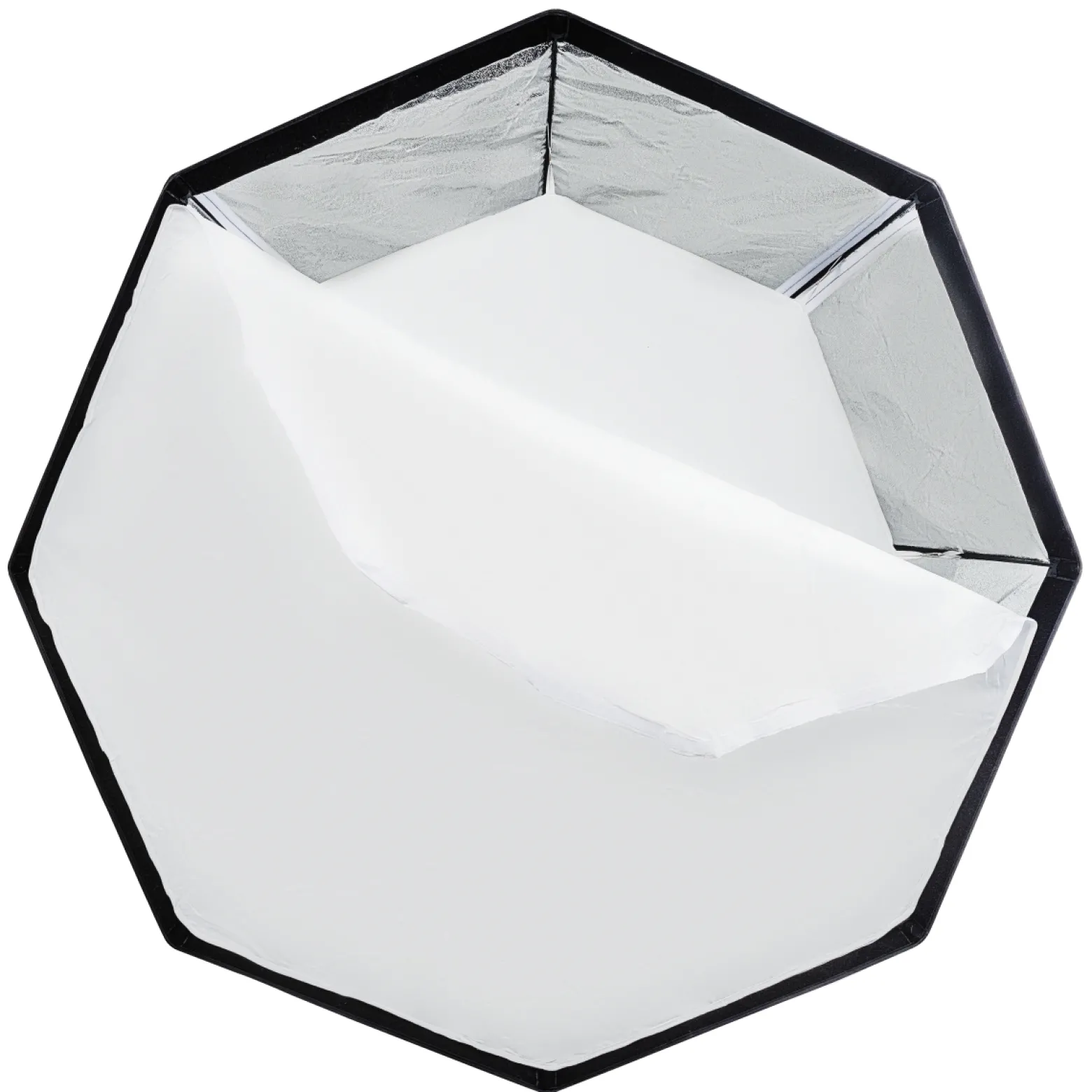 Walimex pro Octagon Softbox Plus Orange Line 120 cm - 900 x 1200 x 1200 mm - mit golden-silbernem Einsatz - schwarz-weiß - Fotografie Zubehör Studio Outdoor People Porträt