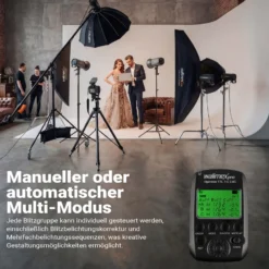 Walimex pro Operator TTL T-C kompatibel mit Canon Kamera, Funk Fernbedienung Auslöser für Newcomer, Emerger, Campaigner, Stager und Mover 200/400 TTL