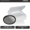 Walimex pro Polfilter zirkular slim 58 mm, Polarisationsfilter inkl. Schutzhülle, CPL Filter mit Metallfassung, Kamera Pol Filter für professionelle Aufnahmen