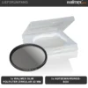 Walimex pro Polfilter zirkular slim 82 mm, Polarisationsfilter inkl. Schutzhülle, CPL Filter mit Metallfassung, Kamera Pol Filter für professionelle Aufnahmen