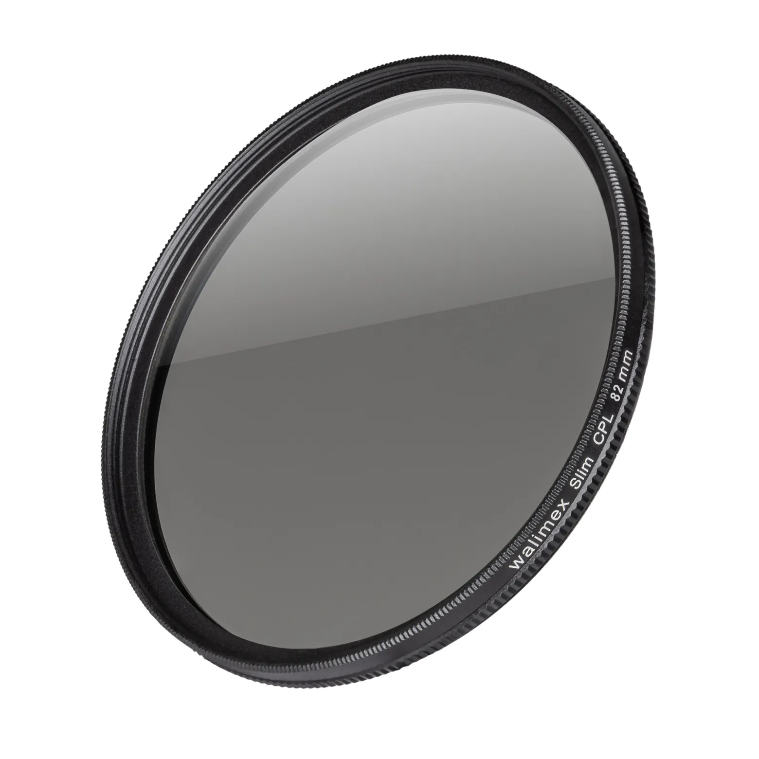 Walimex pro Polfilter zirkular slim 82 mm, Polarisationsfilter inkl. Schutzhülle, CPL Filter mit Metallfassung, Kamera Pol Filter für professionelle Aufnahmen