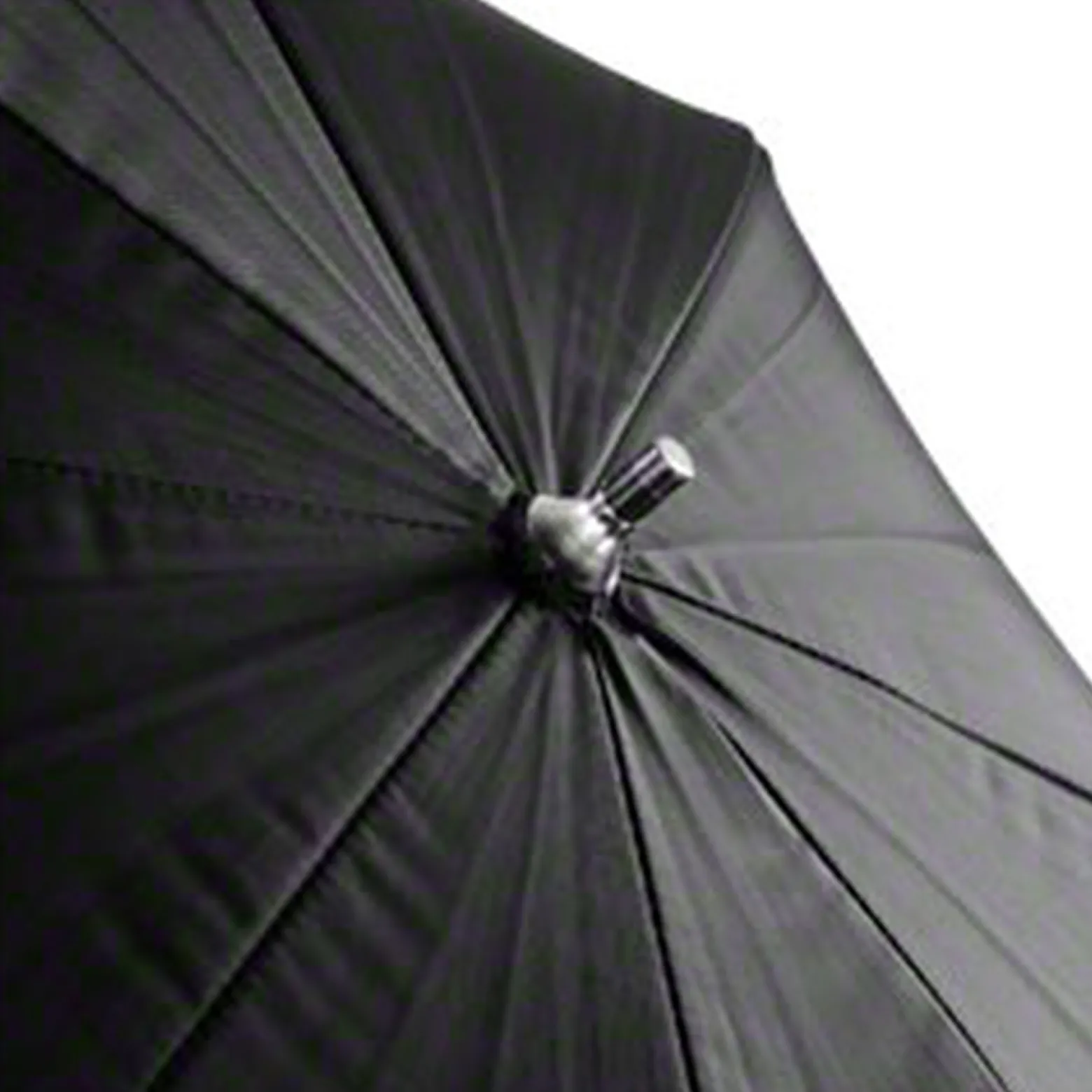 Walimex pro Reflexschirm zweilagig schwarz/silber, Fotoschirm 109 cm Durchmesser, robuster Reflektor mit hohem Reflexionsvermögen, Lichtformer für harte Lichtcharakteristik