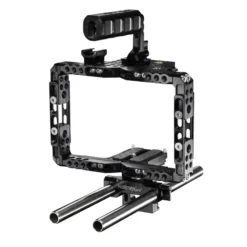 Walimex pro Rodmodul für Aptaris Cage-System - 15 mm Light Weight Support (LWS) Standard - Stangen Modul für Foto Video Zubehör Studio