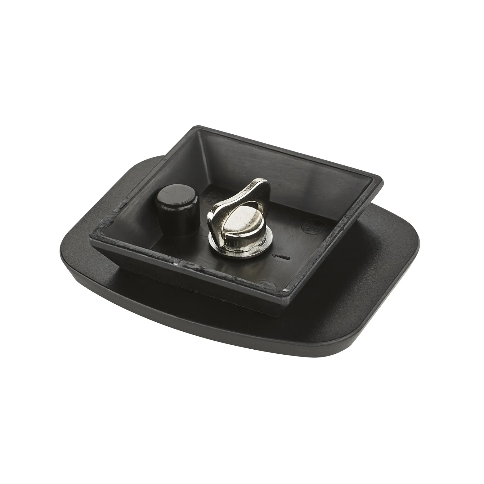 Walimex pro Schnellwechselplatte für Stativ WT-3530 - 65 x 52 x 15 mm - 1/4" Anschluss - Wechselplatte Kamera Zubehör
