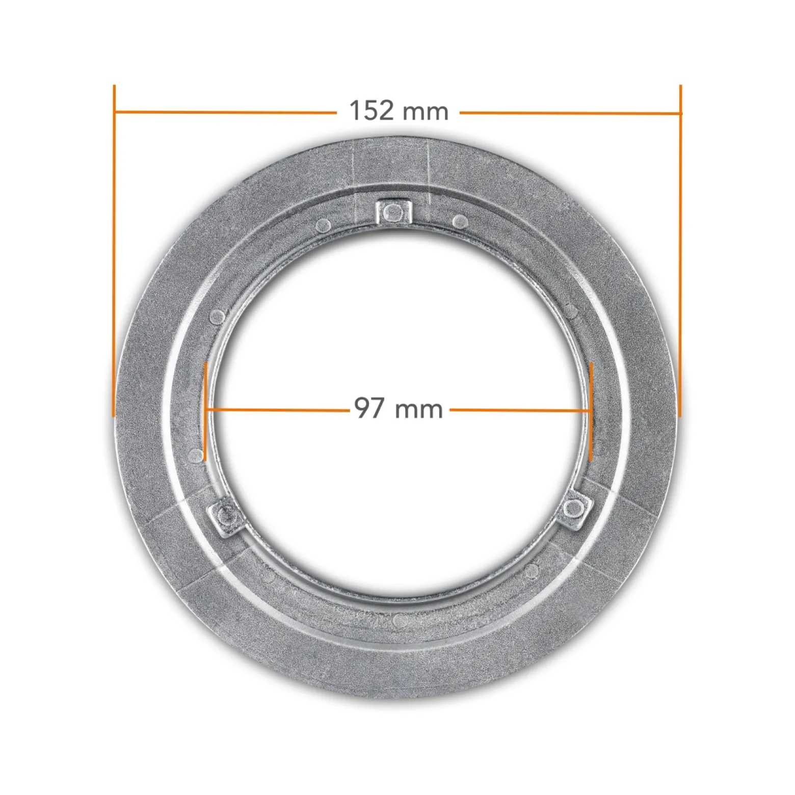 Walimex pro Softboxadapter für Walimex pro & Walimex K - 152 x 152 x 47 mm - Aluminium Softbox Adapter für Speedring - passend für alle Walimex pro und Walimex K Studioblitz Serien