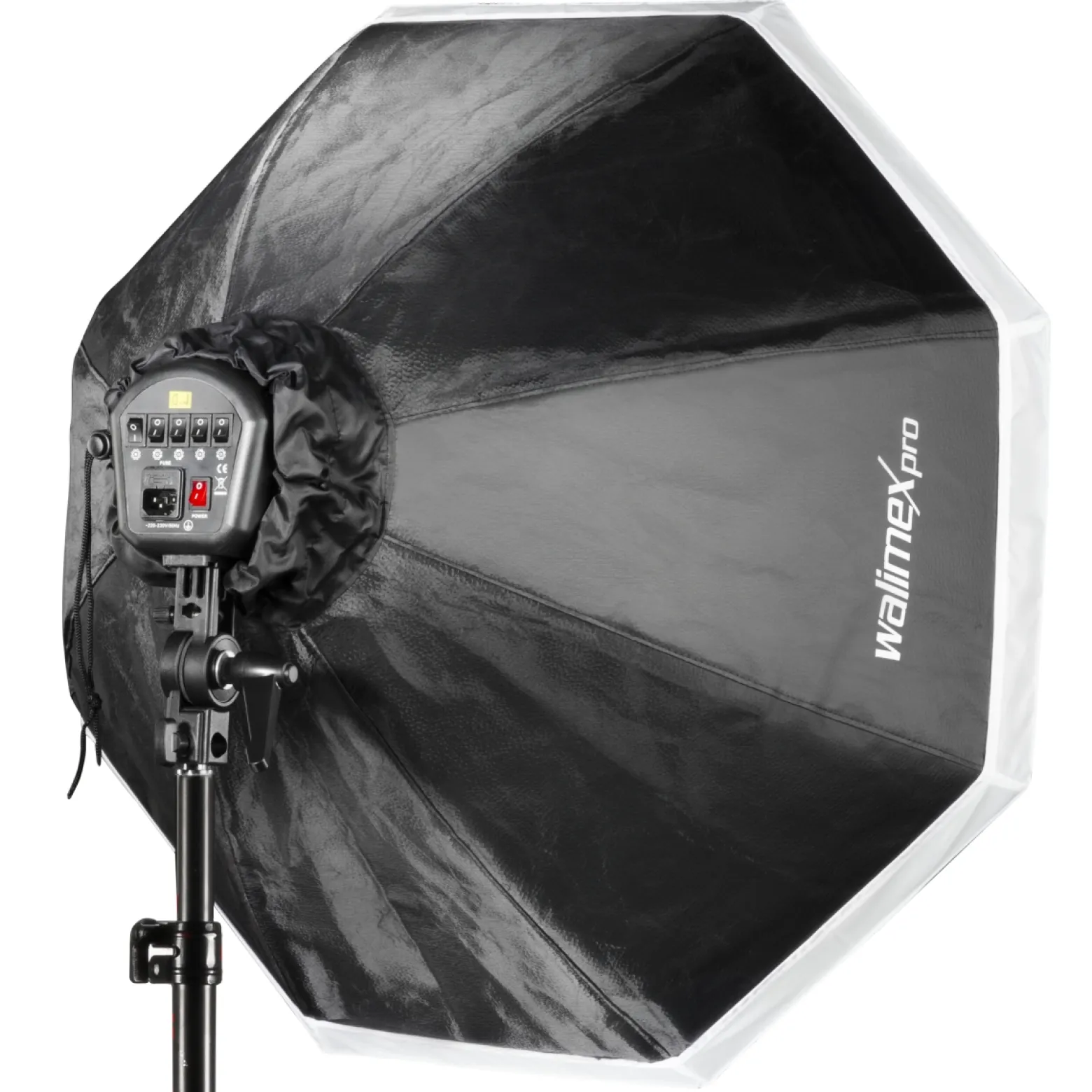 Walimex pro Softbox für Daylight 1260 Ø 80 cm Oktagon-Lichtformer für gleichmäßiges Dauerlicht und natürliches Augenlicht
