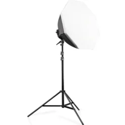 Walimex pro Softbox für Daylight 1260 Ø 80 cm Oktagon-Lichtformer für gleichmäßiges Dauerlicht und natürliches Augenlicht