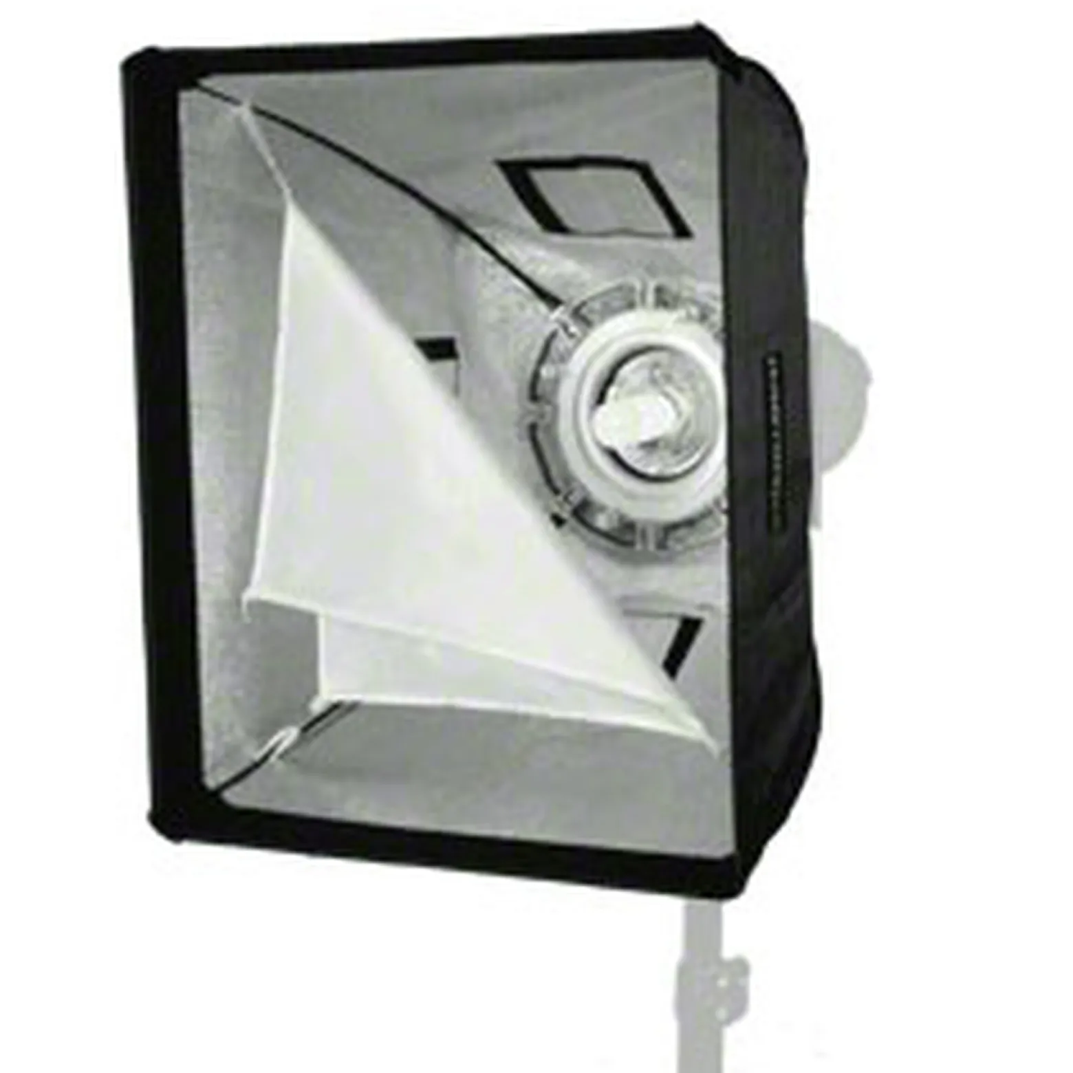 Walimex pro Softbox PLUS 40 x 50 cm - 360° drehbar, schneller Aufbau, inkl. Diffusoren, Grid & Transporttasche - passend für Produkt-, Beauty- & Peoplefotografie