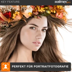 Walimex pro Softbox 40 x 60 cm mit 35 W Daylight LED, Studioleuchte 5000 K Tageslicht, Soft Box neigbar um ca. 135°, inkl. Diffusor ideal für Fotostudio