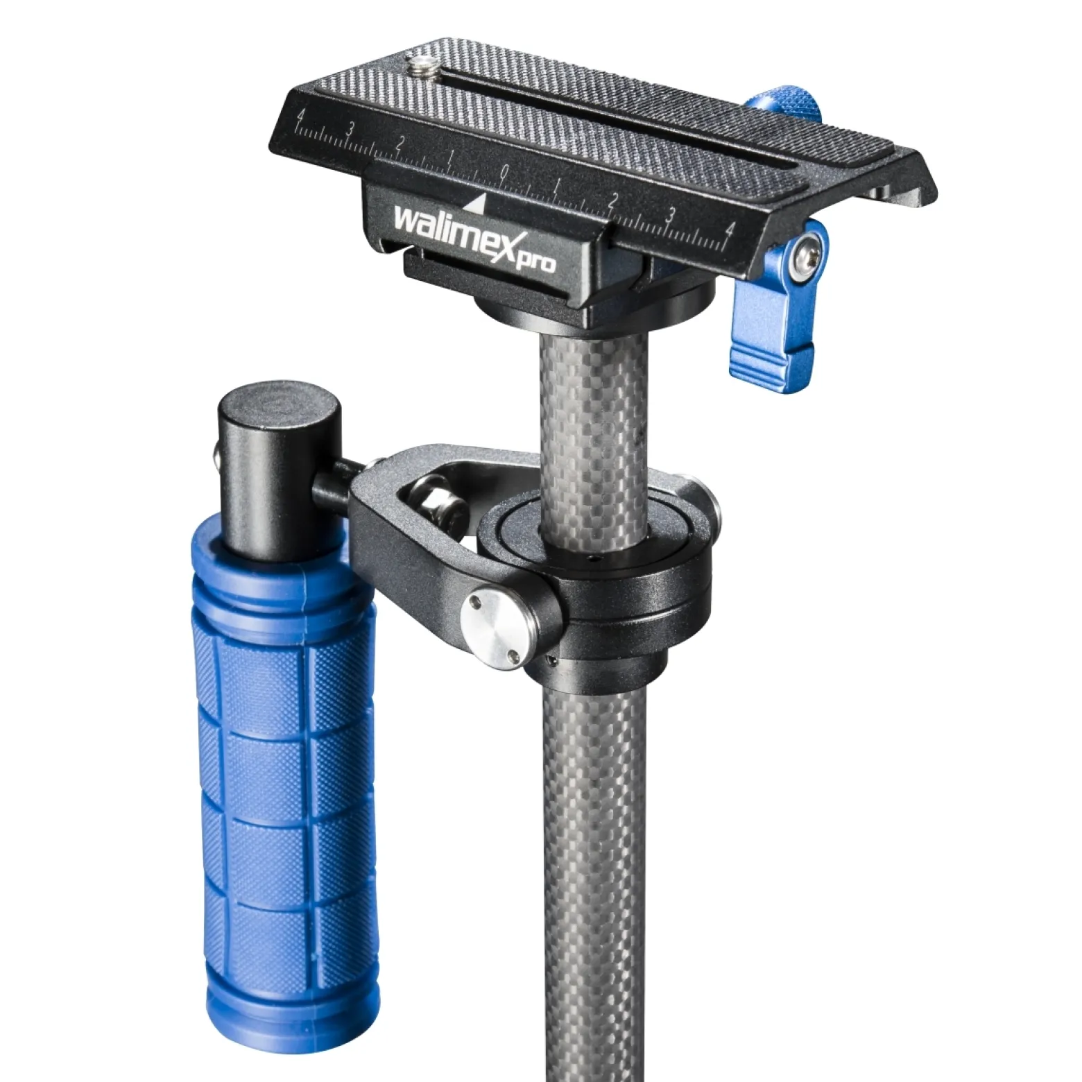 Walimex pro StabyPod XS Schwebestativ 40 cm Aluminium und Carbon Steadycam zur Stabilisierung von DSLR-Kameras