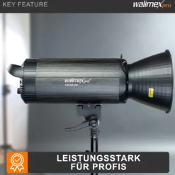 Walimex pro Stager 600 HSS Studioblitz, 600 W Studiolicht mit LED-Einstelllicht, Videolicht mit 2,4 GHz Empfänger, kurze Abbrennzeit, ideal für Fotostudio