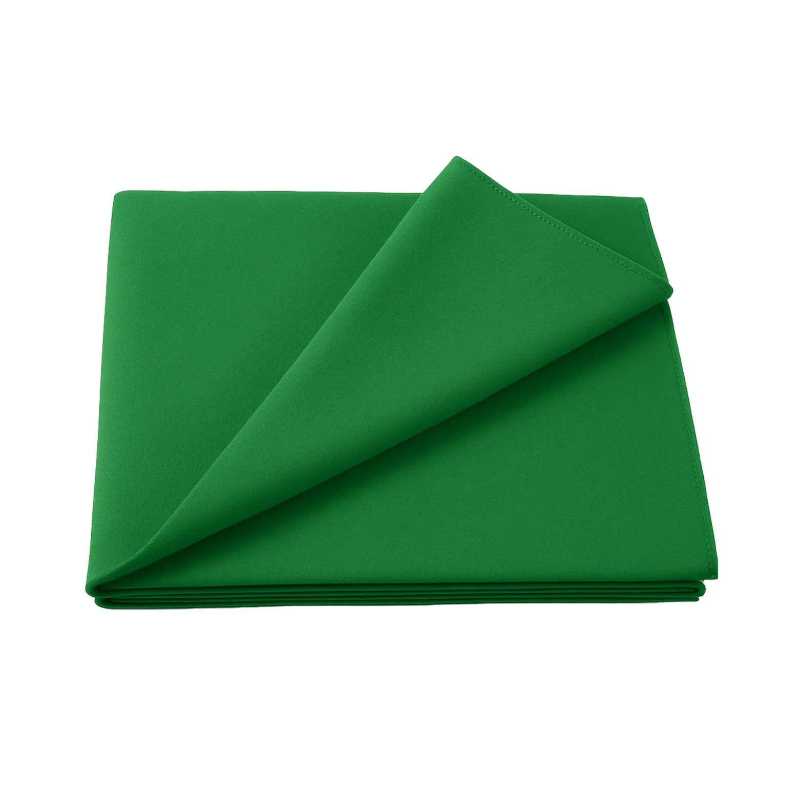 Walimex pro Stoffhintergrund 2,85 x 6 m chroma grün, Fotohintergrund aus Polyester 130 g/m², Hintergrund aus Stoff mit Tunnel für Hintergrundsystem, ideal für Fotostudio