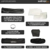 Walimex pro Studio Parabolic Softbox 90cm + Elinchrom Adapter 15,2cm, 360°, Schirmfunktion, inkl. Grid, Maske, Bowens Adapter und Transporttasche, ideal für Porträts und Beauty-Aufnahmen