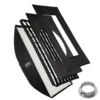 Walimex pro Studio Softbox 80x120cm + Softboxadapter für Profoto (Außendurchmesser: 15,2 cm), um 360° drehbar, einfacher Aufbau dank Schirmfunktion, inkl. Grid, Masken, Bowens Adapter, Transporttasche