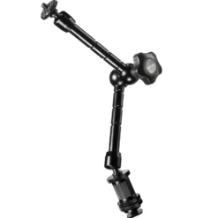 Walimex pro Swivel Arm Magic 28 - 280 x 70 x 39 mm - Tragfähigkeit 2 kg max - 2x 1/4 Zoll Schraube - DSLR-Gelenkarm, Auslegearm für Videostative, DSLR Rigs, Dollys und Aufnahmetische, Schwarz