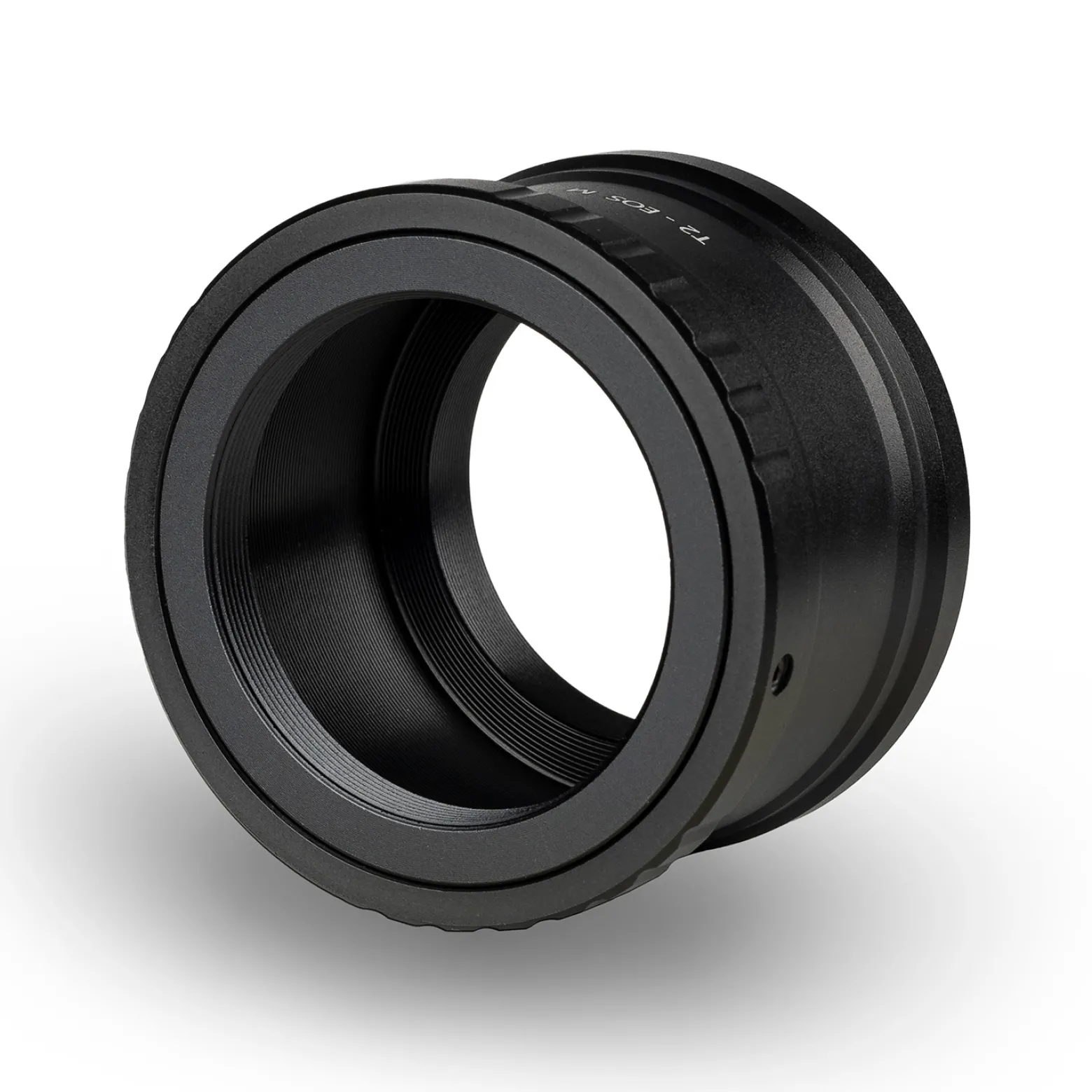 Walimex pro T2 Adapter kompatibel mit Canon M - 60 x 40 x 40 mm - Adapterring mit manuellem Fokus, einfache Handhabung, Objektiv-Anschlussring für EOS M, M2, M3, M5, M100, M200, M50 Mark II