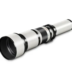 Walimex pro Teleobjektiv 650-1300mm 1:8-16 CSC kompatibel mit Nikon F – Manueller Fokus, Zoom-Teleobjektiv für Vollformat & APS-C Sensor – Ganzmetallfassung, inkl. Aufbewahrungstasche & Deckeln