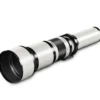 Walimex pro Teleobjektiv 650-1300mm 1:8-16 CSC kompatibel mit DSLR Canon EF – manueller Fokus, Zoom-Teleobjektiv für Vollformat & APS-C Sensor, inkl. Aufbewahrungstasche & Deckeln