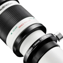Walimex pro Teleobjektiv 650-1300mm 1:8-16 CSC kompatibel mit Nikon Z – Manueller Fokus, Zoom-Teleobjektiv für Vollformat & APS-C Sensor – Ganzmetallfassung, inkl. Aufbewahrungstasche & Deckeln
