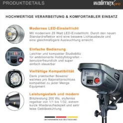 Walimex pro Teleobjektiv 650-1300mm 1:8-16 CSC kompatibel mit Nikon Z – Manueller Fokus, Zoom-Teleobjektiv für Vollformat & APS-C Sensor – Ganzmetallfassung, inkl. Aufbewahrungstasche & Deckeln