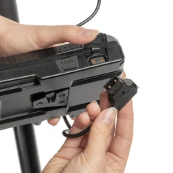 Walimex pro V-Mount Kabel für Sirius LED Leuchten, Kabel kompatibel mit V-Mount Akku, flexible Stromversorgung für Flächenleuchte, mobile Studio-Beleuchtung