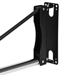 Walimex pro Wand-Lampenstativ 120-215 cm – schwarz – 1200 x 250 x 80 mm – Max. Traglast 4 kg – mit Spigot – Ständer Wandhalter für Studiolicht Studioblitz