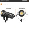 Walimex pro 2x Niova Plus 500 Daylight Set, dimmbare LED Videoleuchte 500 W, Videolicht mit Bowens-Reflektor & Soft Diffusor, Studiolicht mit COB-LED-Technologie