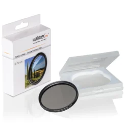 Walimex pro Zirkularer Polfilter MC - Ø 72 mm - mehrfach vergütet - mit Schutzhülle, reduziert Reflexionen, verstärkt Kontraste und Farbsättigung - ideal für die Landschaftsfotografie