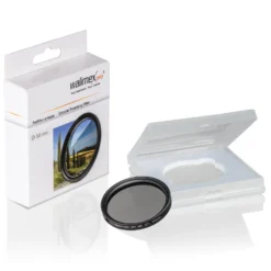 Walimex pro Zirkularer Polfilter MC - Ø 58 mm - mehrfach vergütet - mit Schutzhülle, reduziert Reflexionen, verstärkt Kontraste und Farbsättigung - ideal für die Landschaftsfotografie