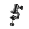 Walimex Schraubklemme mit Spigotaufnahme - 65 x 40 x 150 mm - für 1/4 und 5/8" Spigot - Klemmbereich ca. 3,5 cm - für Kanten und Platten - Fotozubehör Kamera Zubehör Fotostudio Atelier
