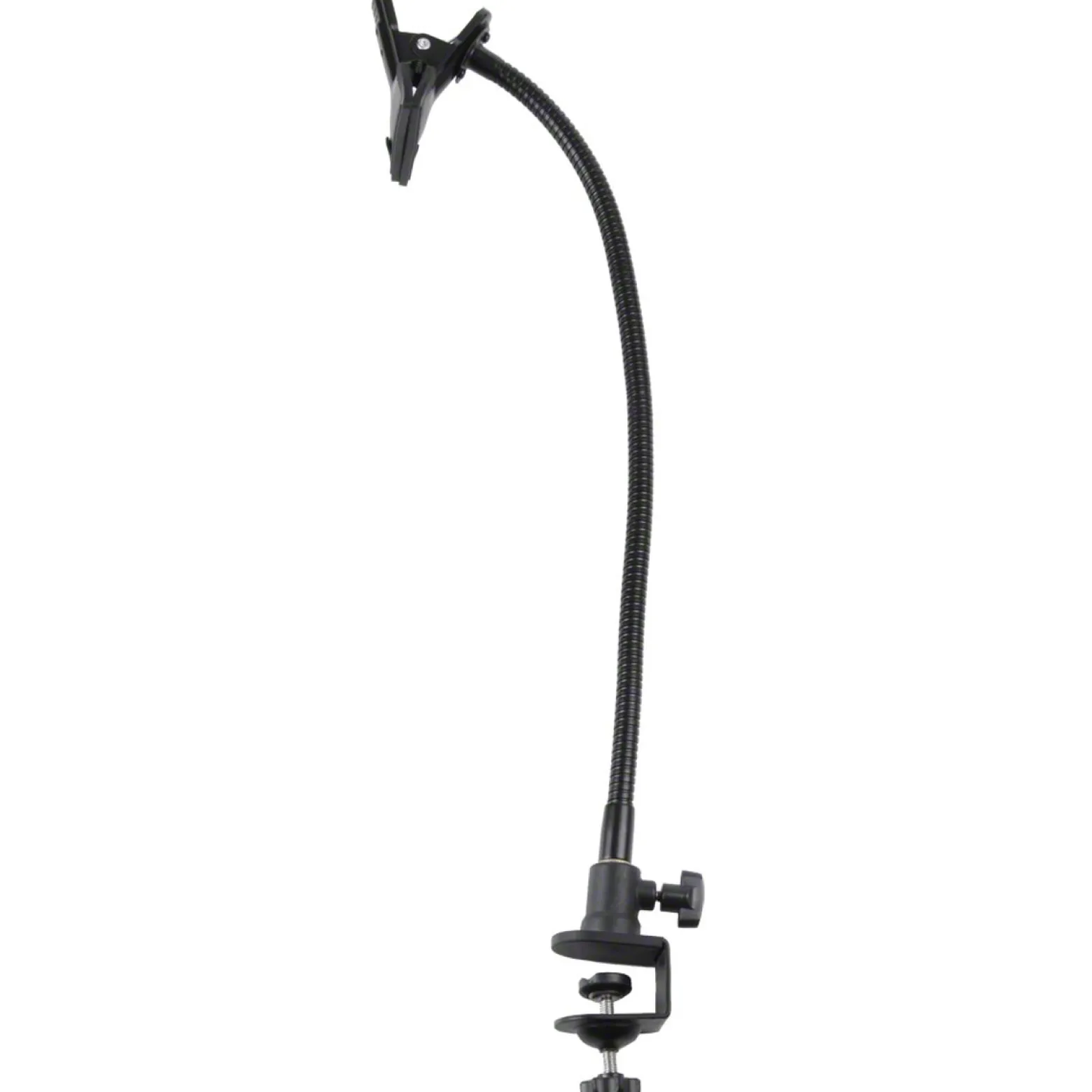 Walimex Schwanenhals 600 x 130 x 130 mm Klemmbereich ca. 3,5 cm mit 1/4" Gewinde, Spigot, Klemmhalter und Studioclip