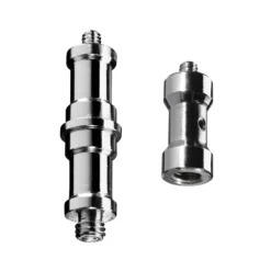 Walimex Set 1x Spigot Gewinde Adapter 3/8 Zoll bis 1/4 Zoll und 1x Spigot Gewinde Adapter 3/8 Zoll auf 1/4 Zoll– Gewindeadapter für Kamera Zubehör und Stativ – Fotostudio Fotoshootings Fotografie