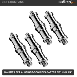 Walimex Spigot 3/8 Zoll und 1/4 Zoll