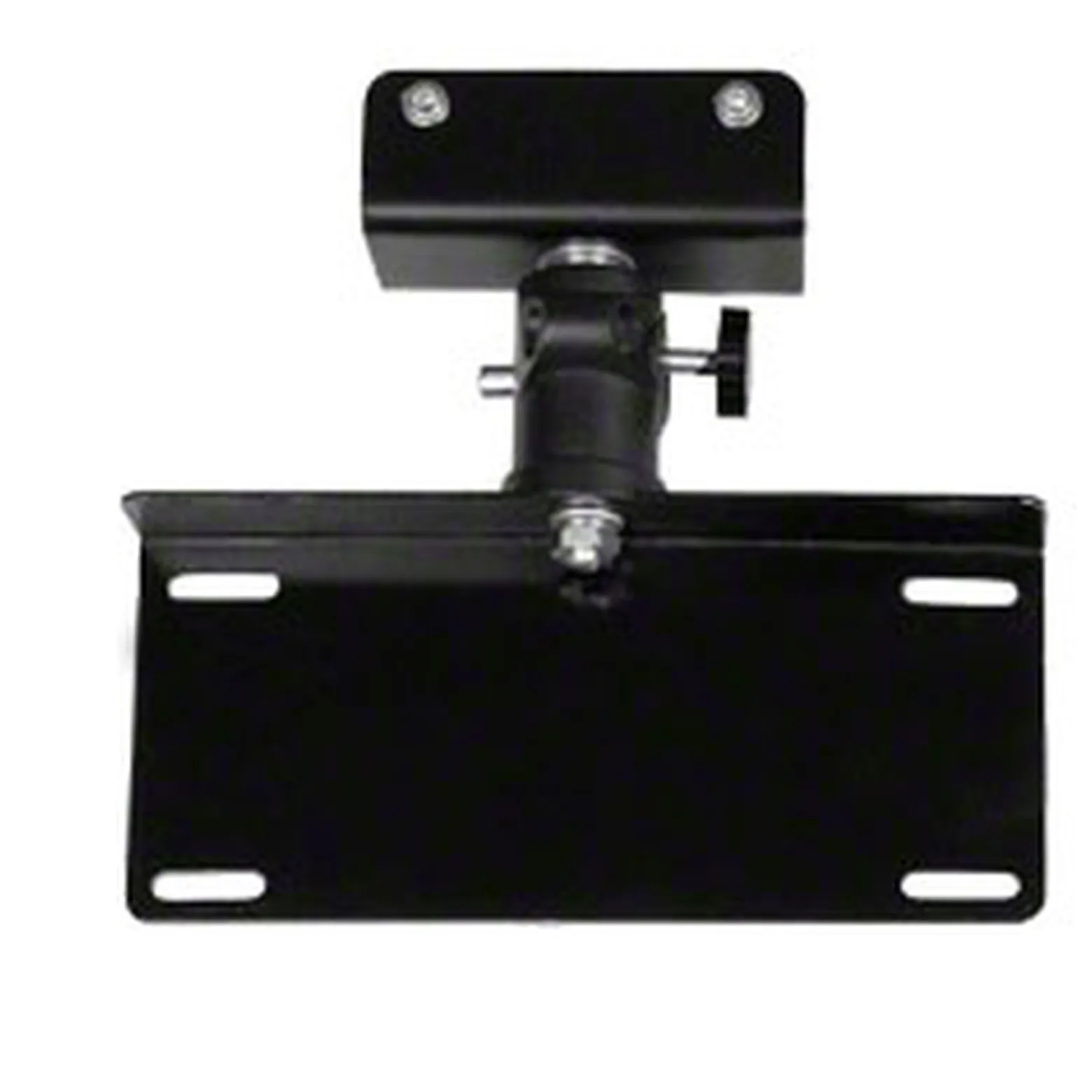 Walimex Steckdosen-Halter für Deckenschienensystem - 200 x 40 x 170 mm - mit Schienenwagen und 5/8" Spigot - für Schienen System für Lampen Lichtquellen Kameras Studio Equipment