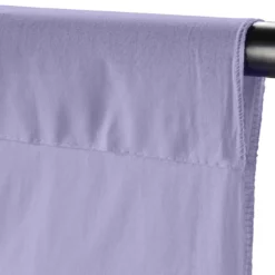 Walimex Stoffhintergrund Flieder 2,85 x 6 m Stoffstärke ca. 140 g/m², Fotohintergrund aus Baumwolle, waschbar für Atelier und Studio