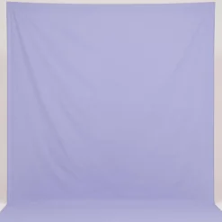 Walimex Stoffhintergrund Flieder 2,85 x 6 m Stoffstärke ca. 140 g/m², Fotohintergrund aus Baumwolle, waschbar für Atelier und Studio