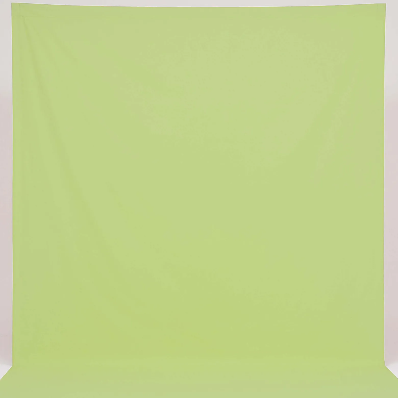 Walimex Stoffhintergrund Gelbgrün 2,85 x 6 m Stoffstärke ca. 140 g/m², Fotohintergrund aus Baumwolle, waschbar für Atelier und Studio