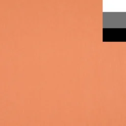 Walimex Stoffhintergrund Lachs/Orange 2,85 x 6 m Stoffstärke ca. 140 g/m², Fotohintergrund aus Baumwolle, waschbar für Atelier und Studio