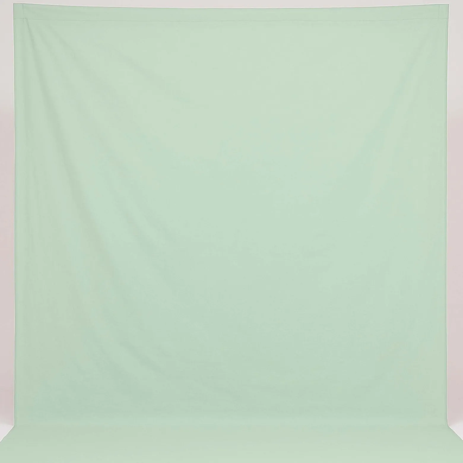 Walimex Stoffhintergrund Weißgrün 2,85 x 6 m Stoffstärke ca. 140 g/m², Fotohintergrund aus Baumwolle, waschbar für Atelier und Studio