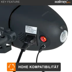 Walimex Synchrokabel - 17 x 8 x 4200 mm - mit Klinkenstecker 3,5 mm und X-Kontakt - für Blitzkabel für Blitzgerät Studioblitzleuchte