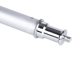 Walimex Teleskop Auslegearm Aluminium 42,5–97 cm, Stativ Ausleger mit 1/4 Zoll und 3/8 Zoll Gewinde, belastbar bis 10 kg
