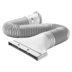 Wiltec Airbrush Abluftschlauch 0,7-1,7 m für Absauganlage, flexibler Abluftanschluss zur Absaugung von Farbdämpfen und Farbnebel, Airbrushzubehör