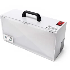 Wiltec Airbrush Absauganlage 3 m³/min, nur 52 dB, zur Absaugung von Farbe Farbnebel Sprühnebel, Filter erweiterbar, hochwertige Lackierkabine für Airbrush-Arbeiten