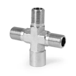Wiltec Airbrush Druckluftverteiler 4-fach, 3x 9,51 mm (1/8