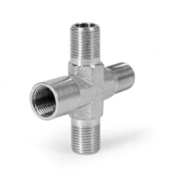 Wiltec Airbrush Druckluftverteiler 4-fach, 3x 9,51 mm (1/8