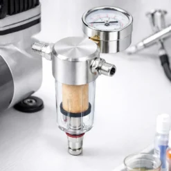 Wiltec Airbrush Kompressor Minifilter, 9,51 mm Gewinde (1/8
