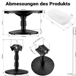 Wiltec Airbrush Lackierständer Set mit Drehteller, 20x Reinigungsbürste und 30x Folienmodell Speed Shapes