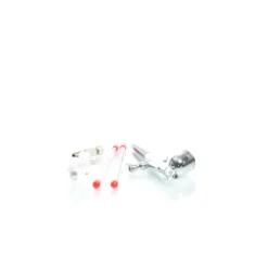 Wiltec Airbrush Pistole Set Typ 130T mit Double Action Funktion, Nadel und Düse Ø 0,2-0,5 mm, 1 Farbbecher, Adapter für Modellbau, Nailart usw.